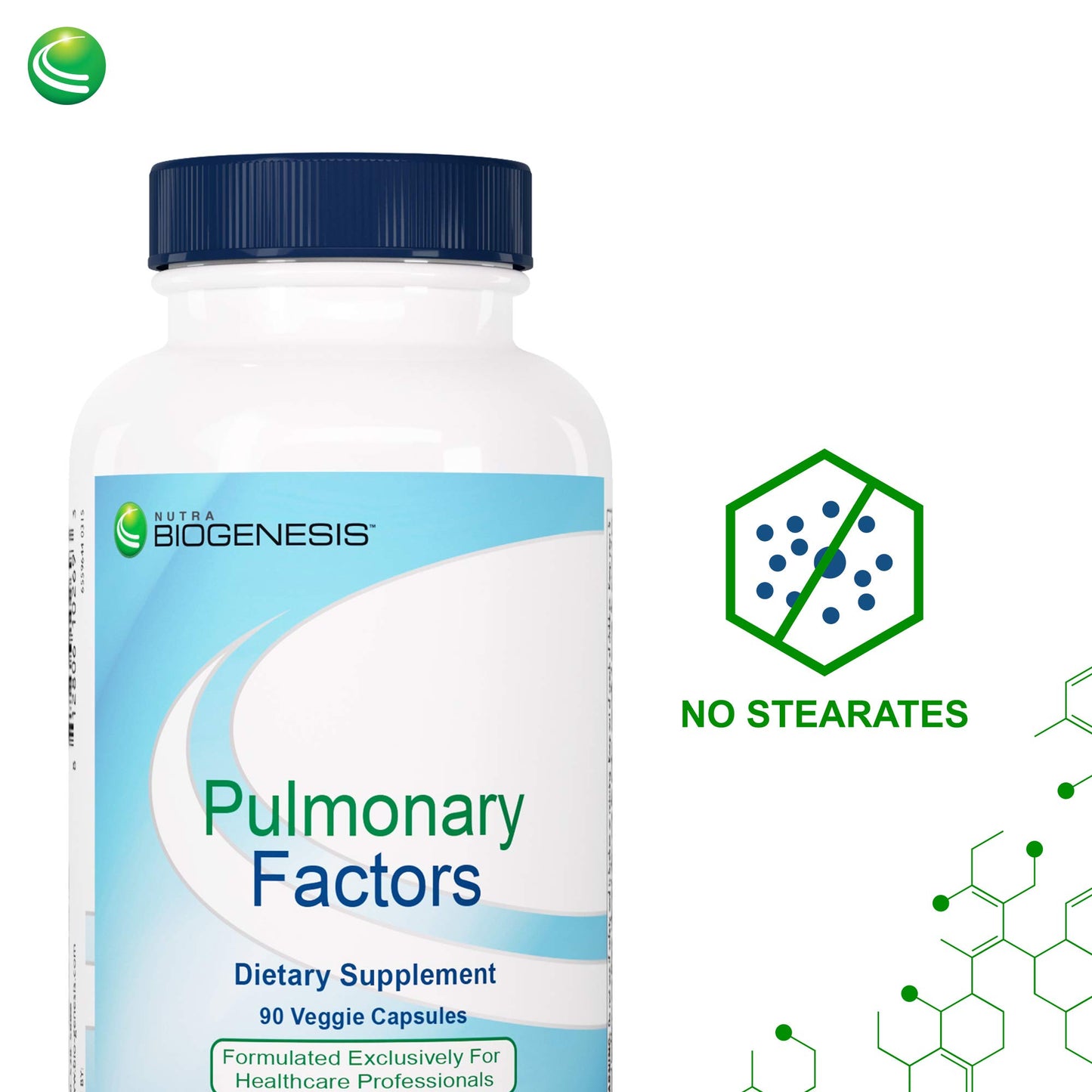 Nutra BioGenesis Pulmonary Factors NAC & Boswellia Extract Capsules, 90 Veggie Capsules