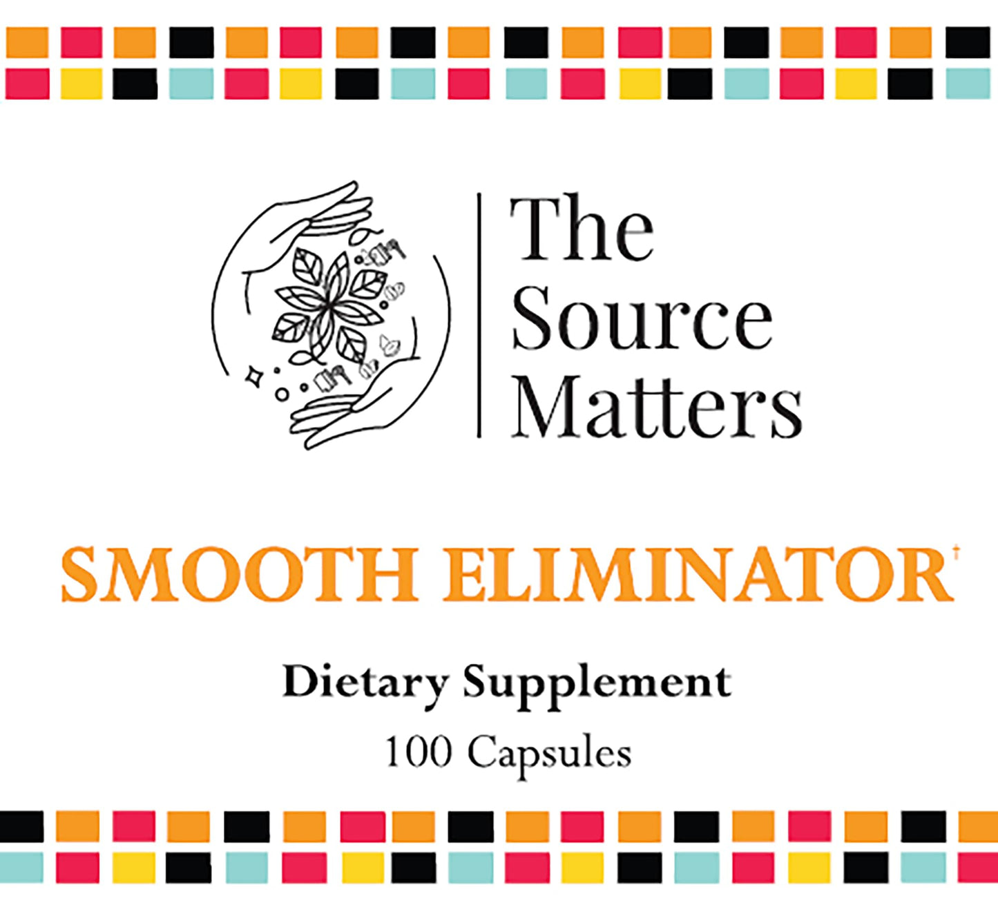The Source Matters Smooth Eliminator Dietary Supplement Capsule, 100 Count