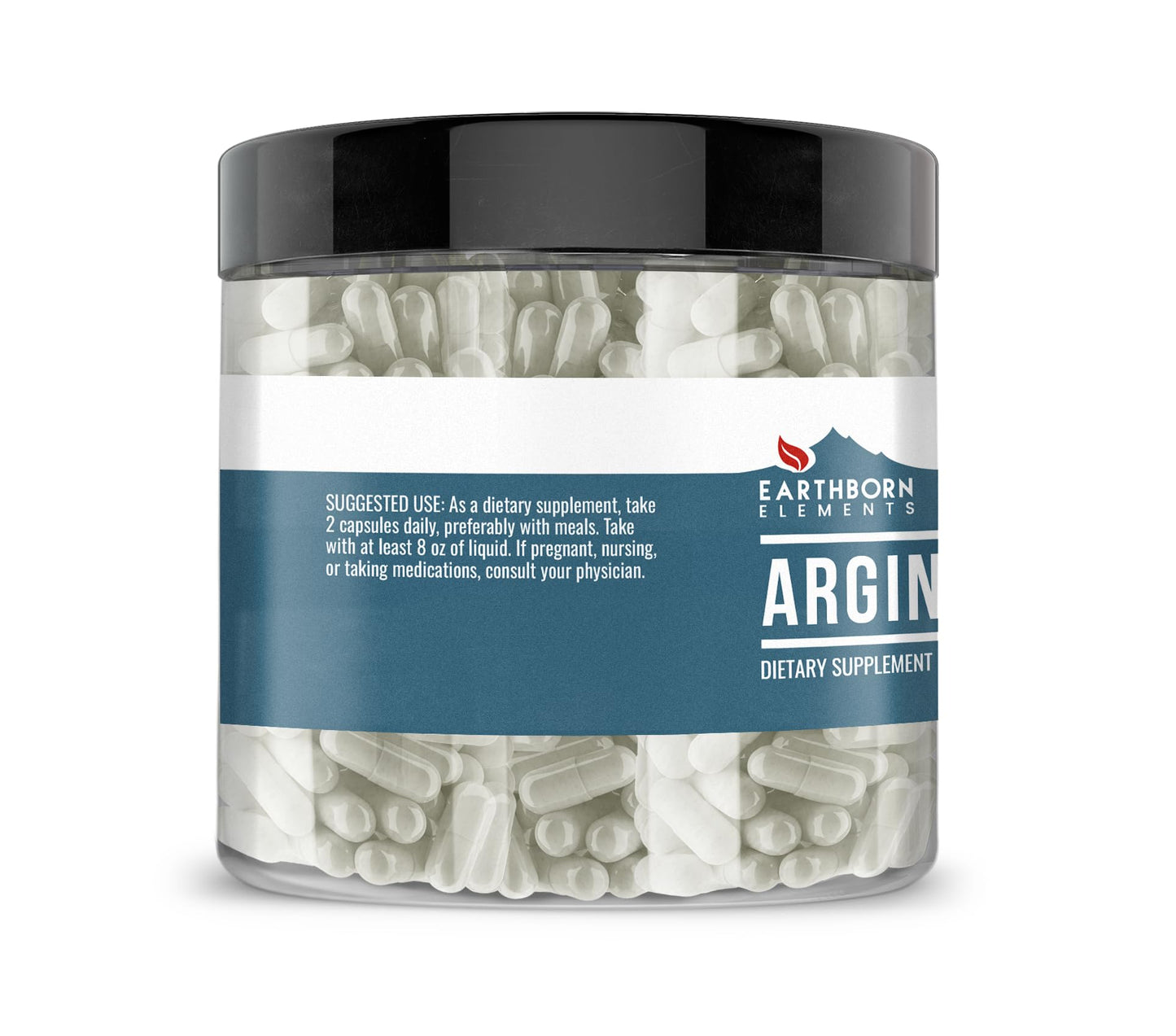Earthborn Elements Arginine AAKG Capsules, 200 Count