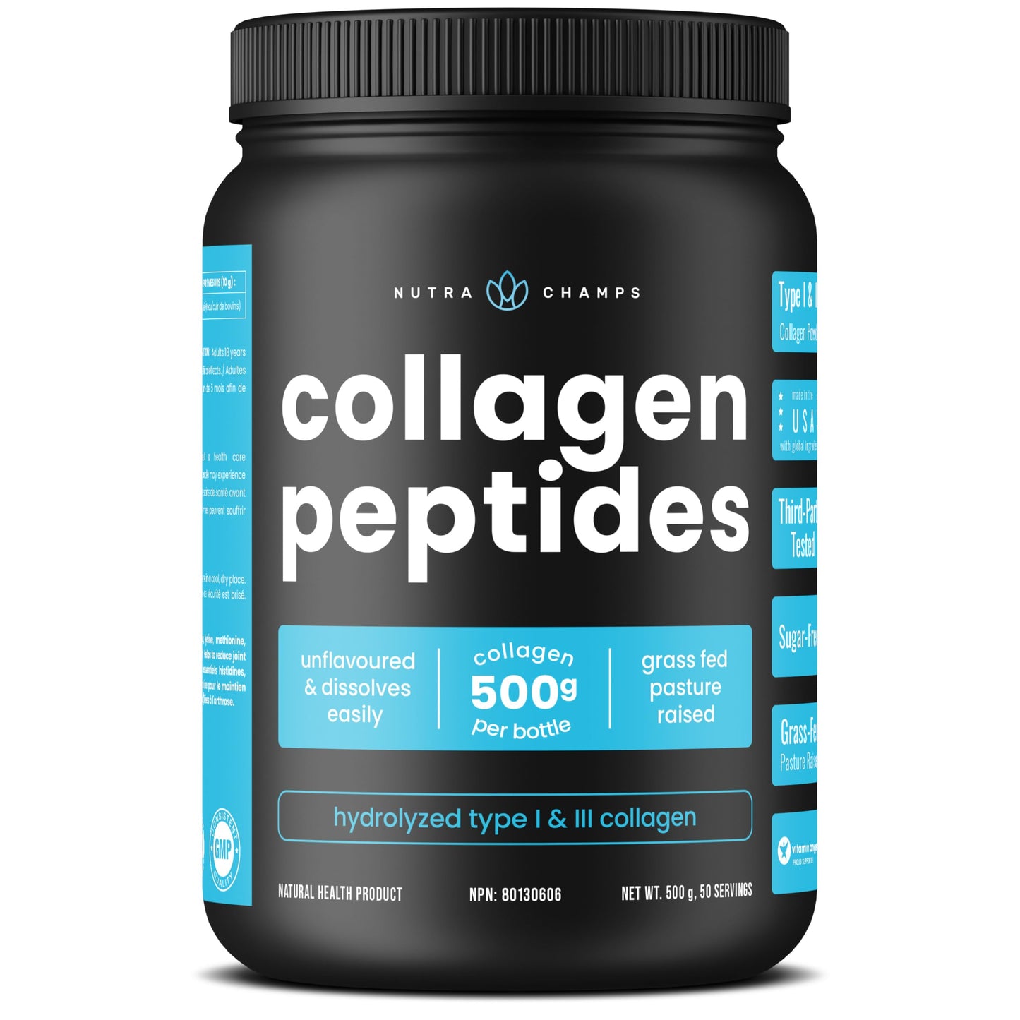 NutraChamps Collagen Peptides Powder, 7.46 oz