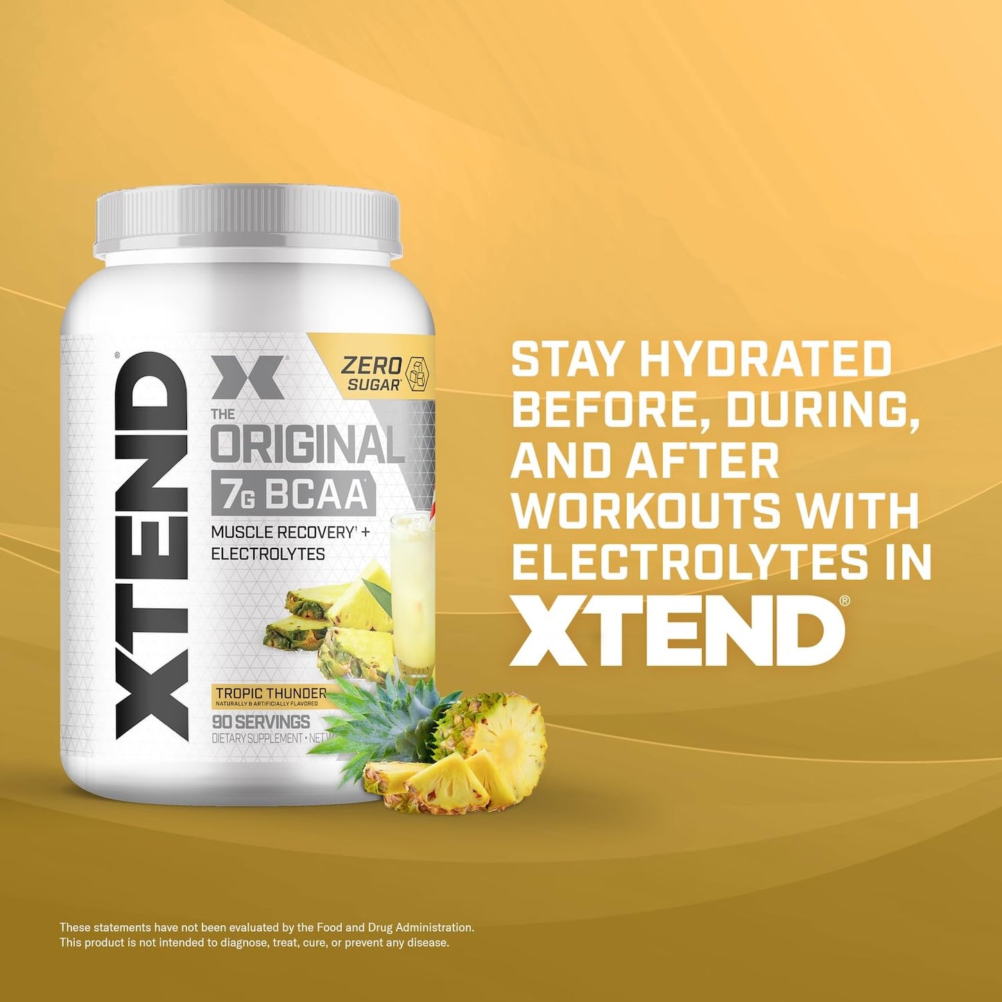 Xtend Original BCAA Powder Tropic Thunder 90 Servings