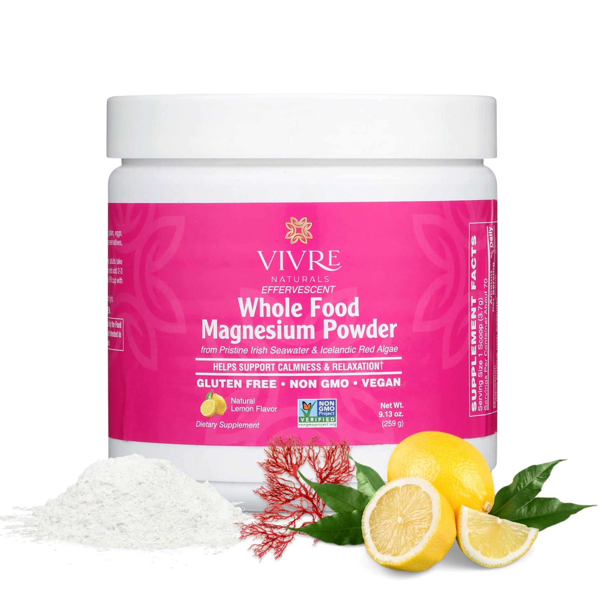 Vivre Naturals Whole Food Magnesium Powder 9.13
