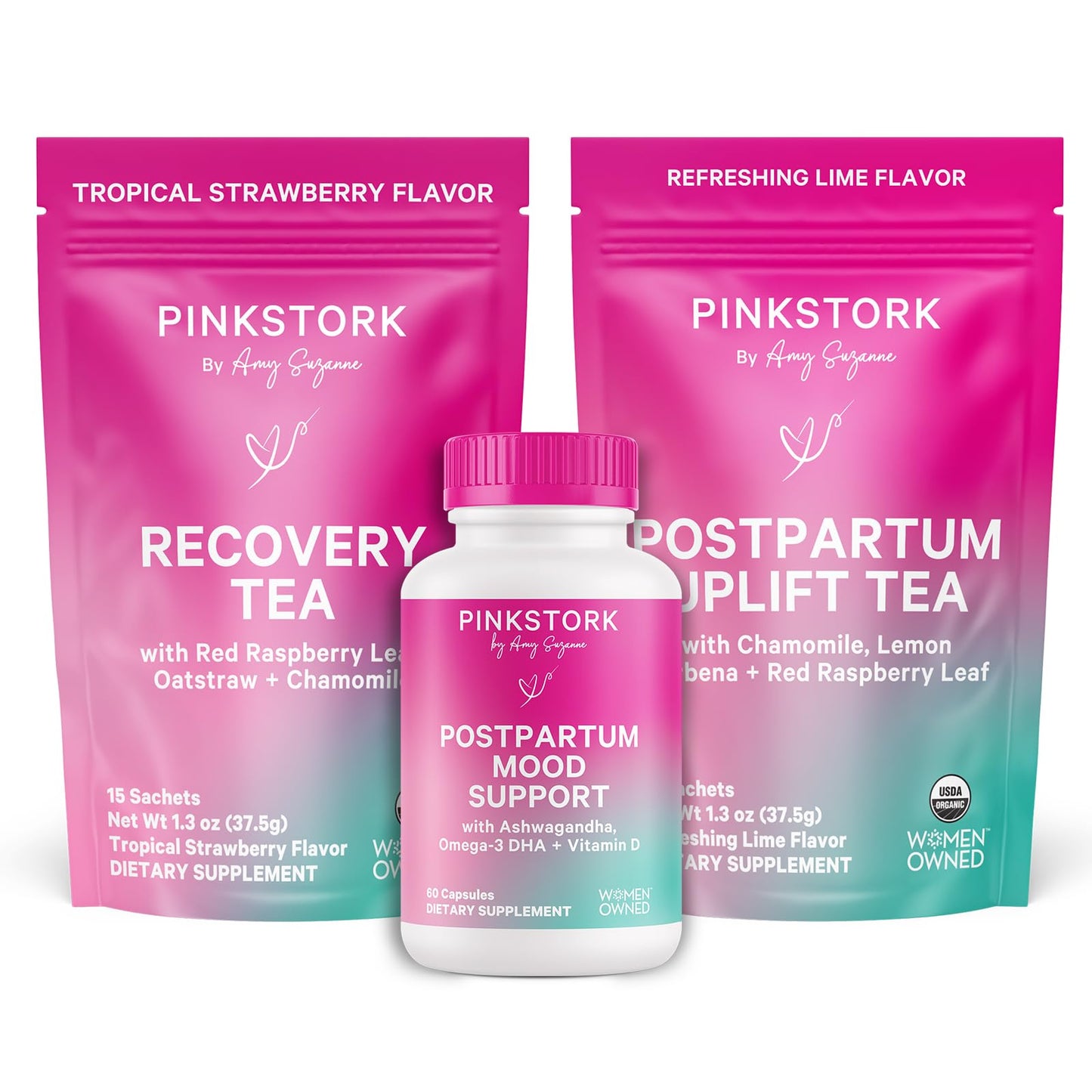 Pink Stork Postpartum Essentials Kit Capsules, 1