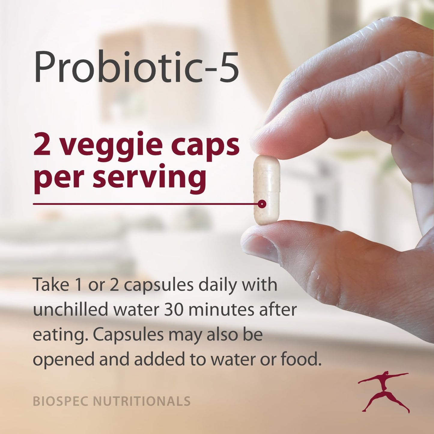 BIOSPEC NUTRITIONALS Probiotic-5 60 Capsules