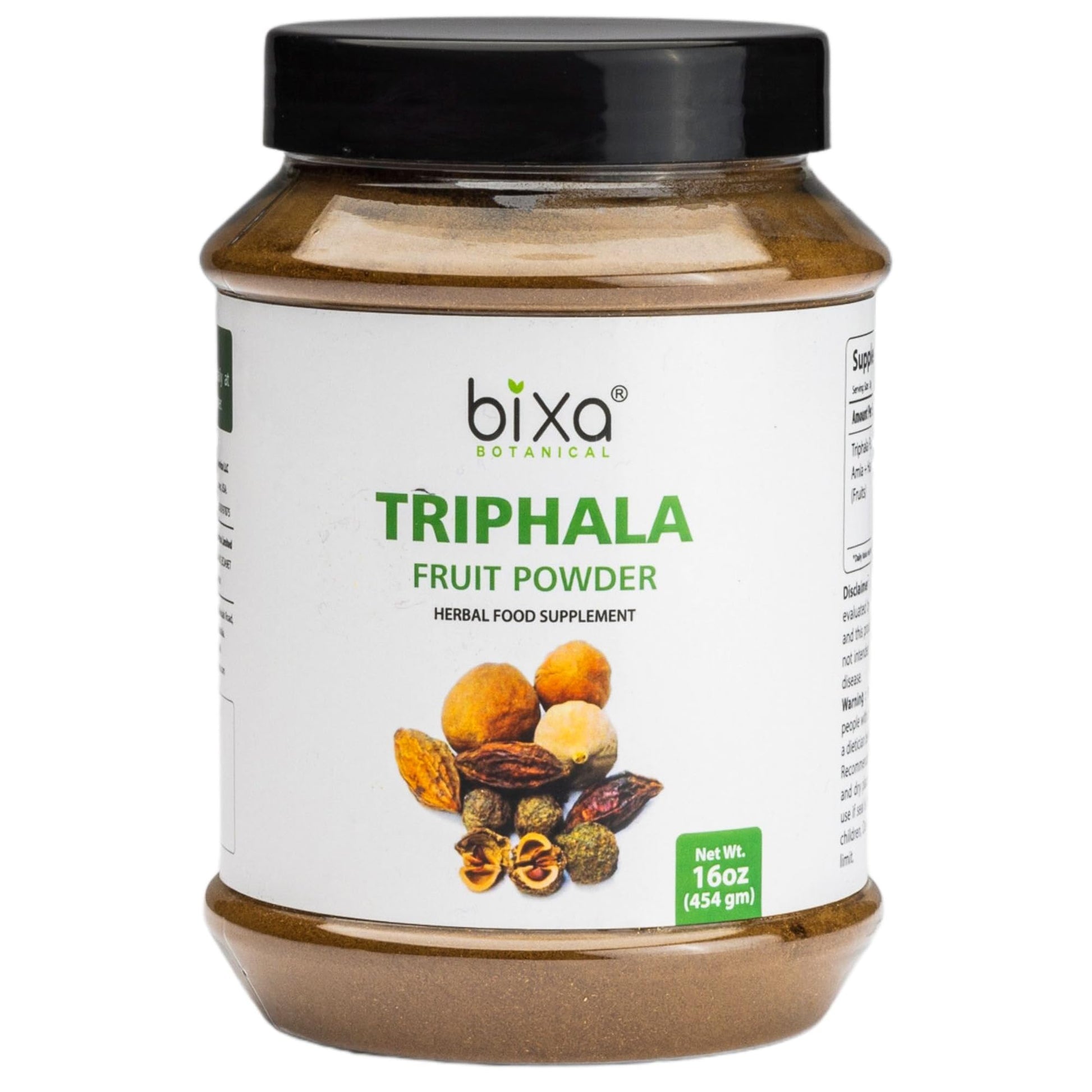 bixa BOTANICAL Triphala Powder, 16 oz