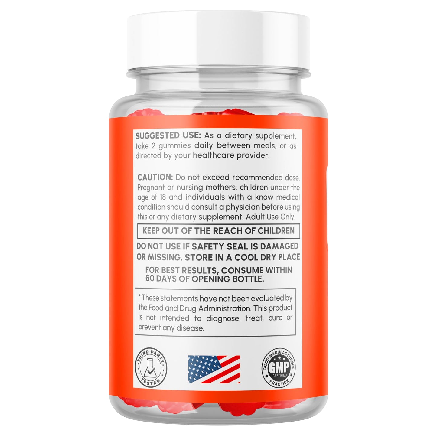 MJO Burn Gummy Weight Management Gummies Chewable 60 Gummies