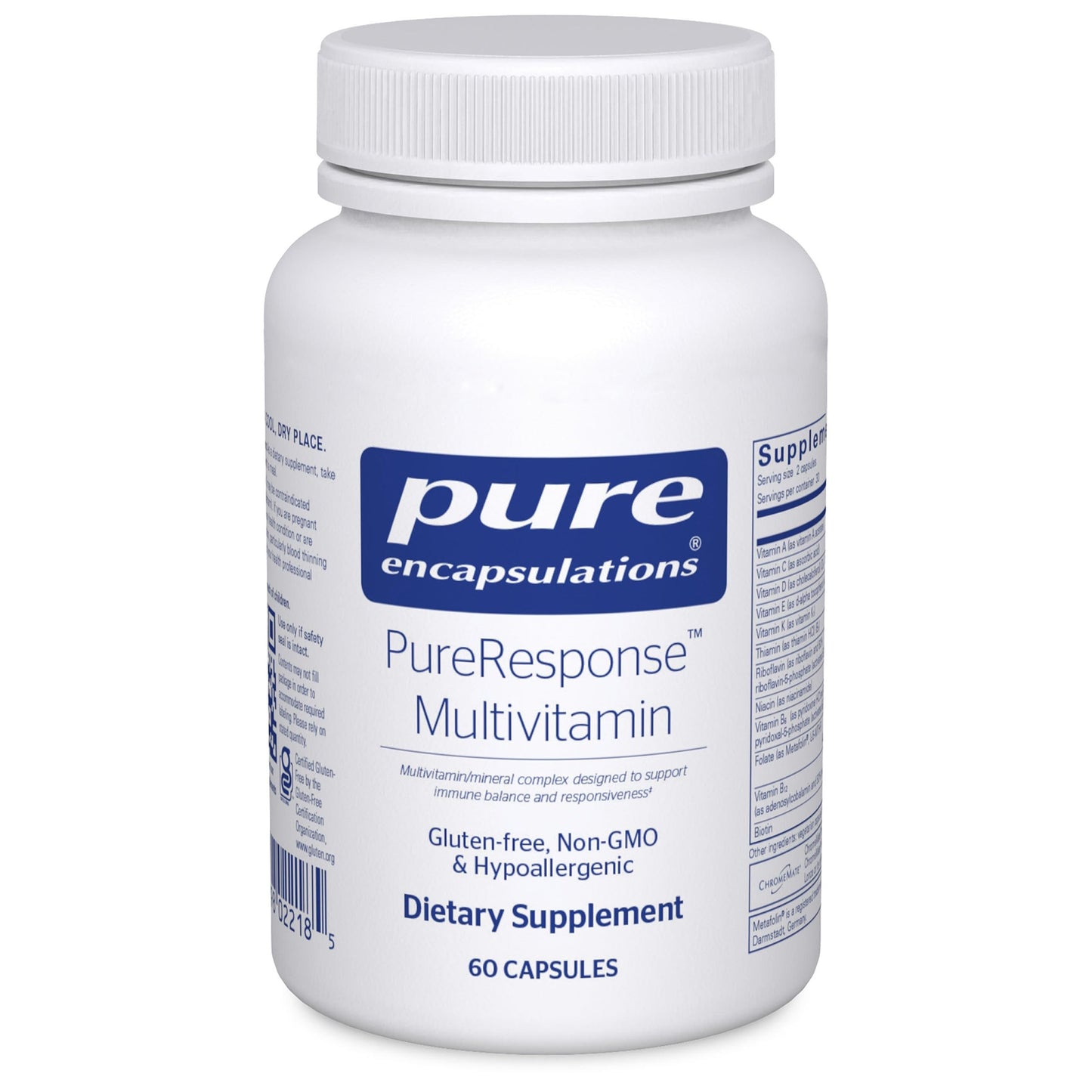 Pure Encapsulations PureResponse Multivitamin, 60 Capsules