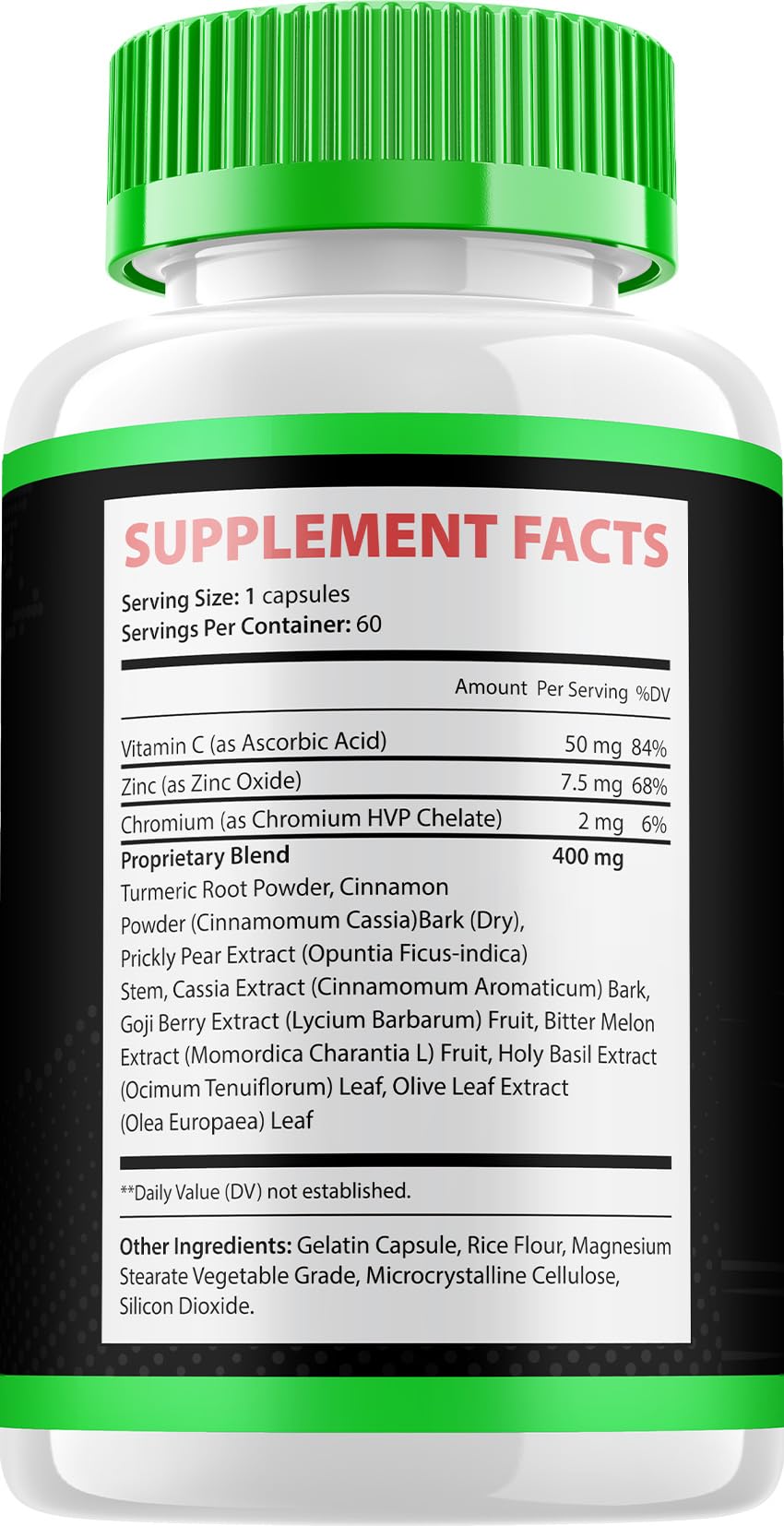 Indelo Gluco Life 360 Natural Blend Daily Health Supplement Capsule 300 Capsules