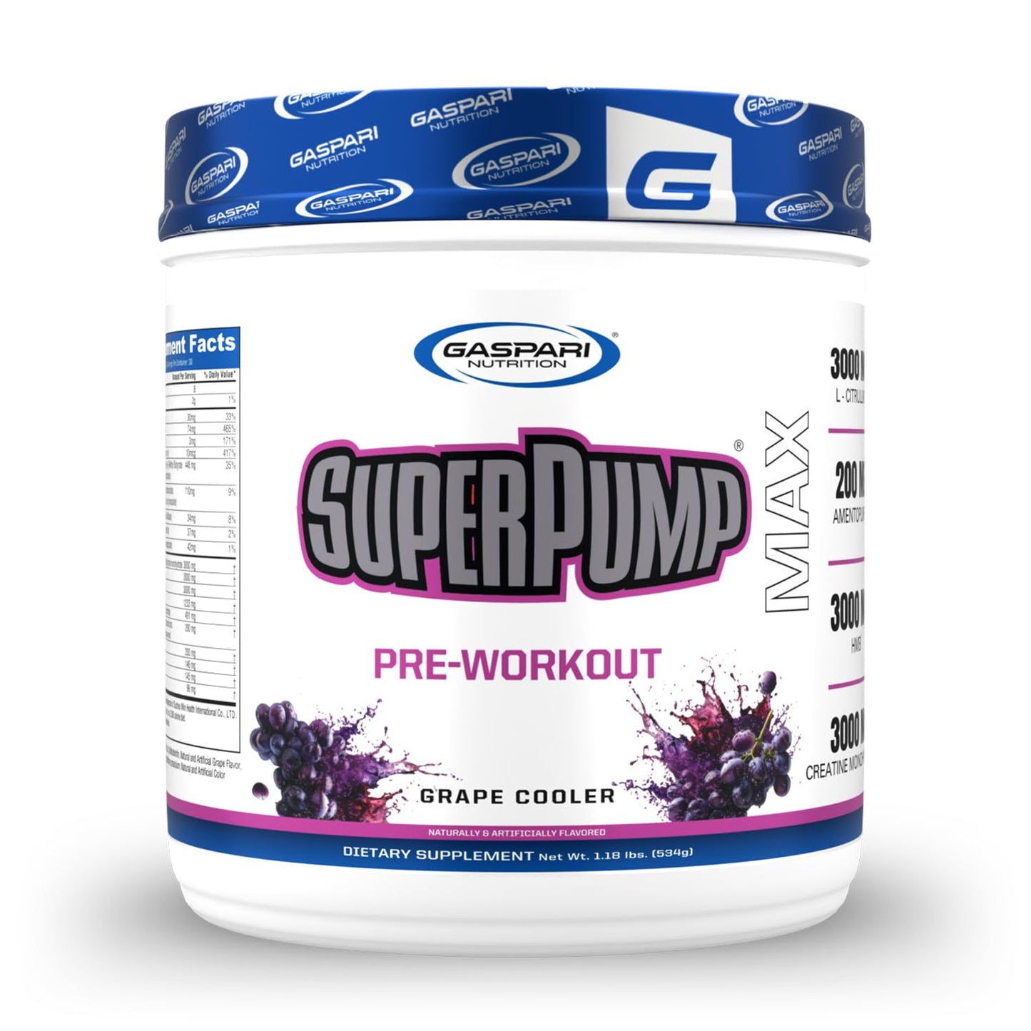 Gaspari Nutrition SuperPump MAX Pre Workout Powder 30 Servings