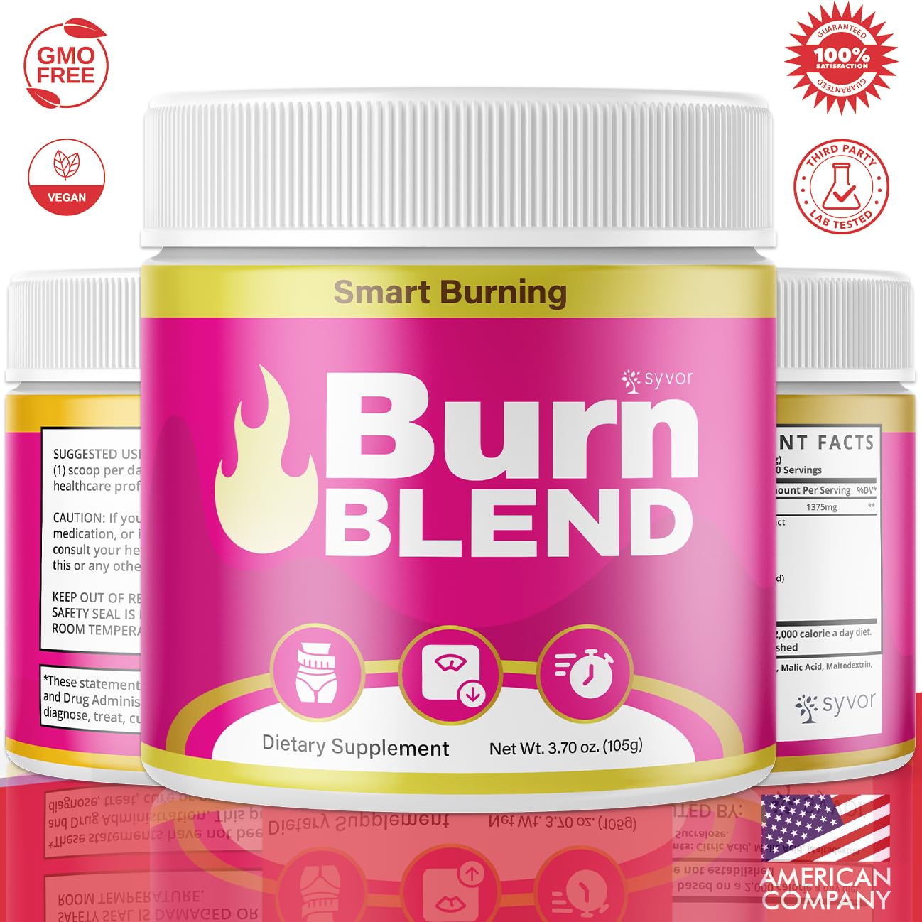 Syvor Burn Blend Powder 7.4 Ounces