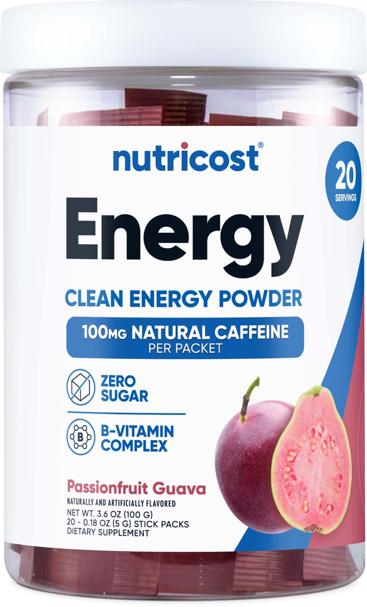 Nutricost Energy Complex Powder 3.6 oz