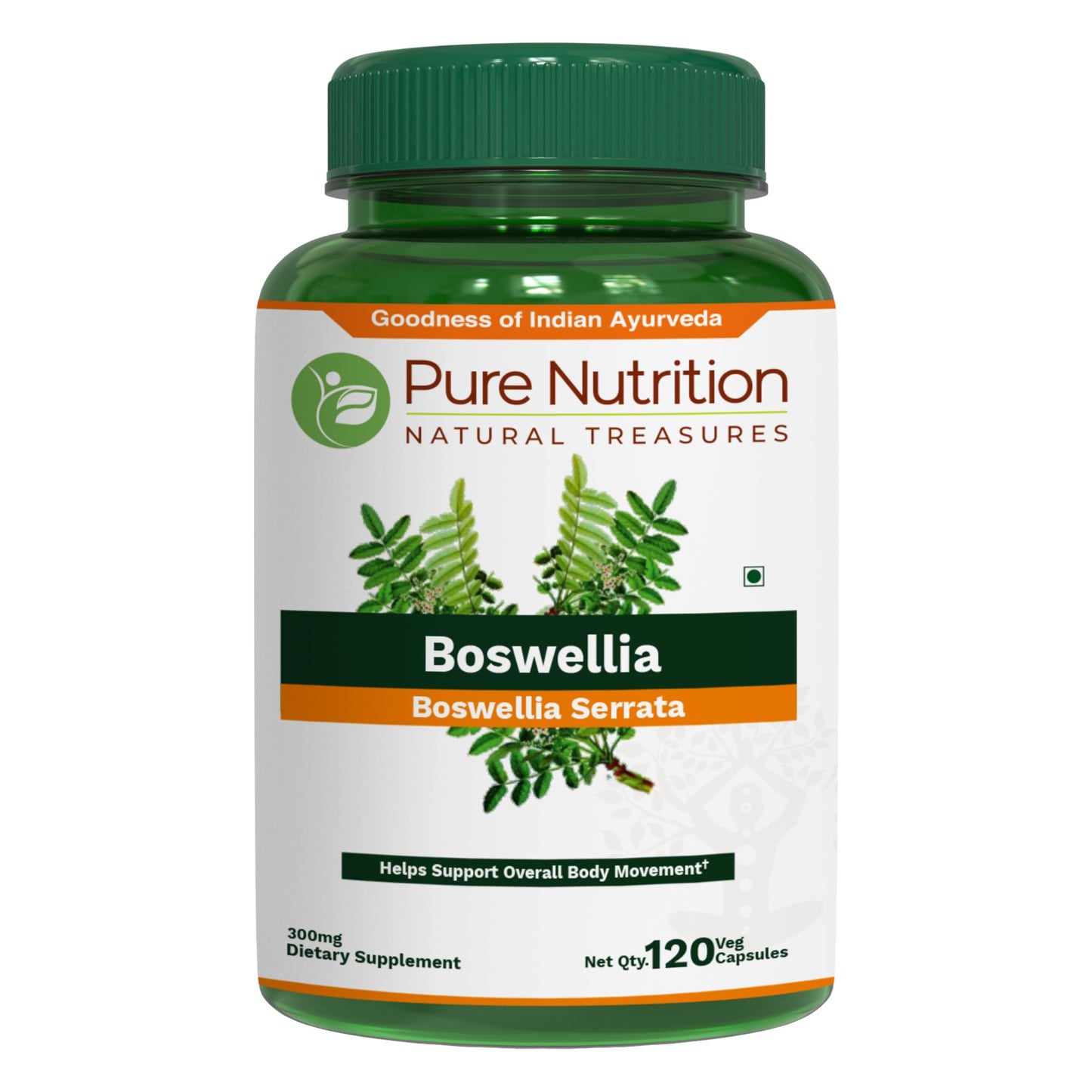 Pure Nutrition Natural Treasures Boswellia Serrata 600 mg Capsules 120 Count