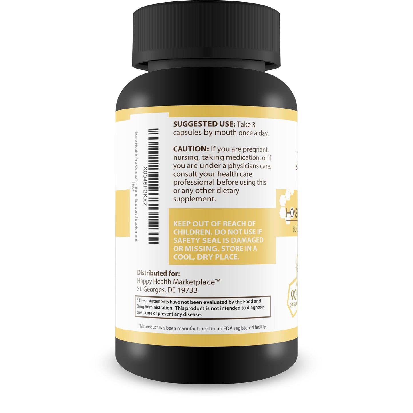 Happy Health Marketplace Vitamin D Bone Health Capsule, 90 Capsules