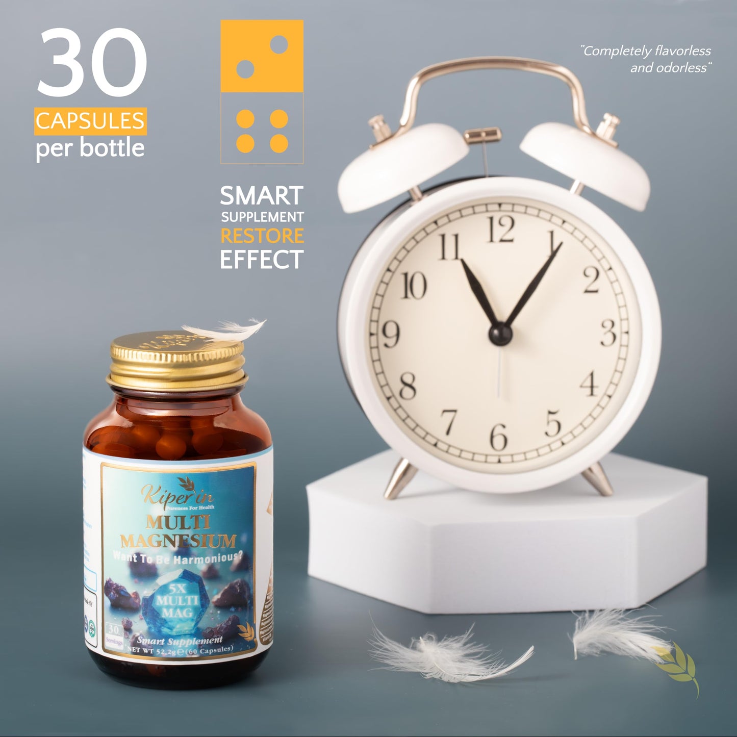 Kiperin 5x Multi Magnesium Complex Smart Supplement 60 Capsules
