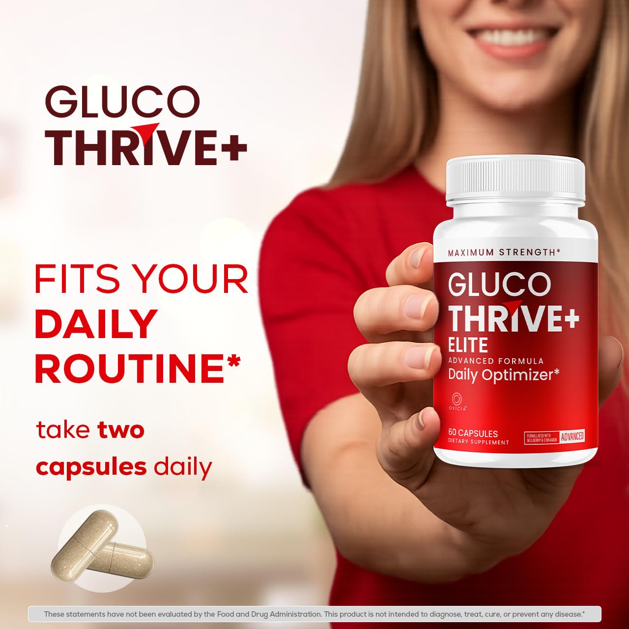 OVICIA Gluco Thrive Capsules 300 Capsules