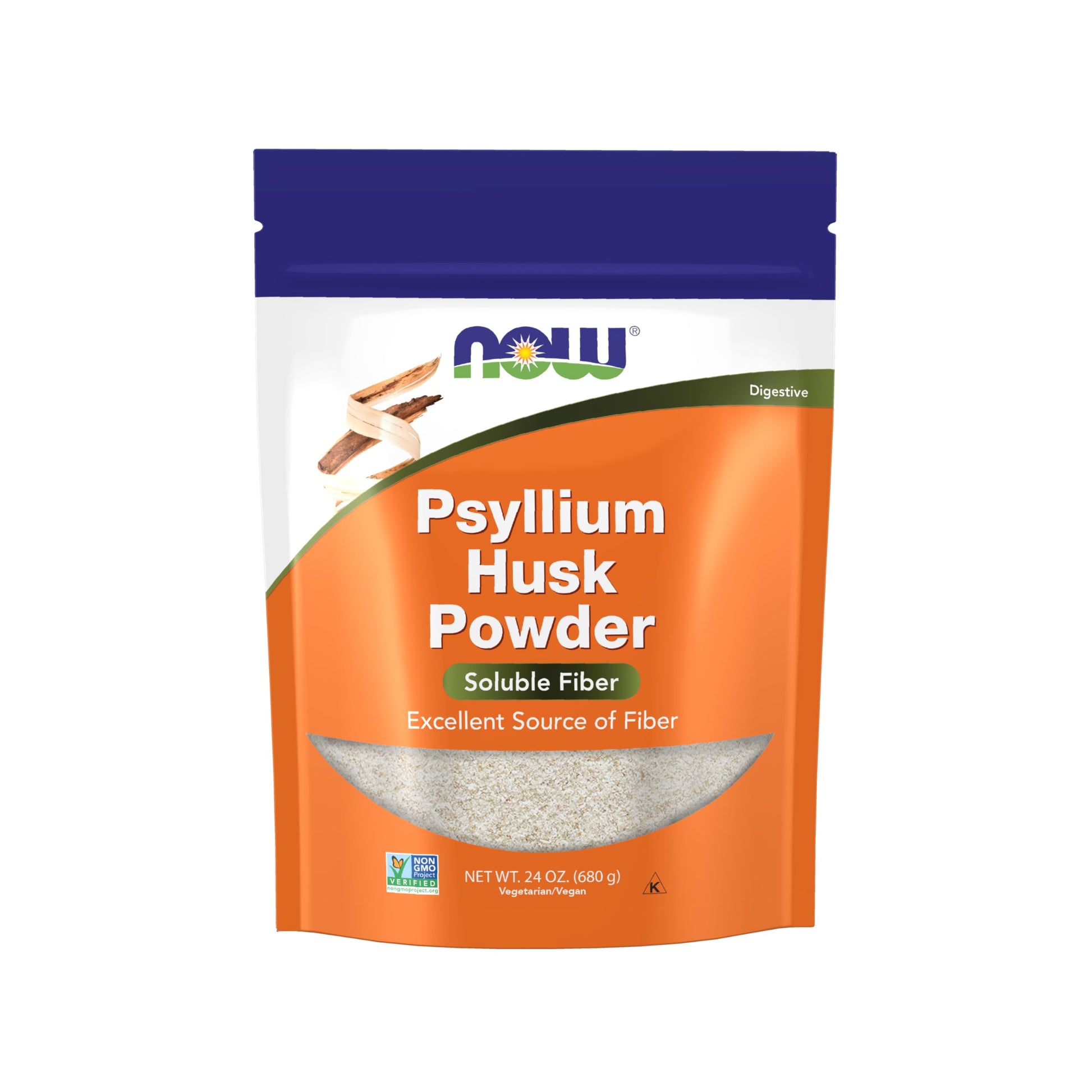 NOW Foods Psyllium Husk Powder, 24 oz