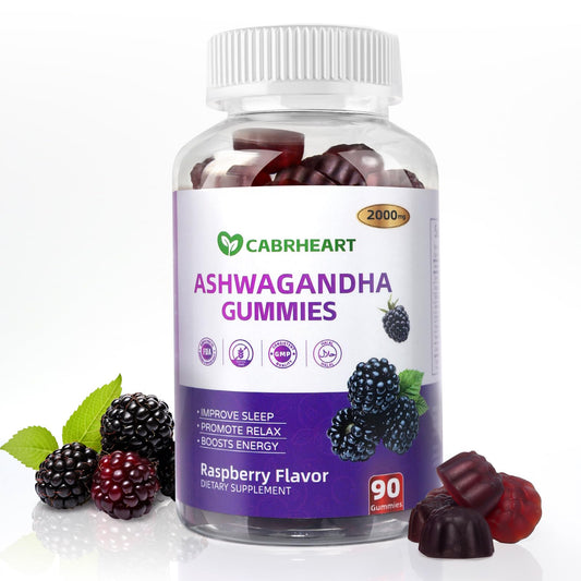 CABRHEART Ashwagandha Gummies 90 Count
