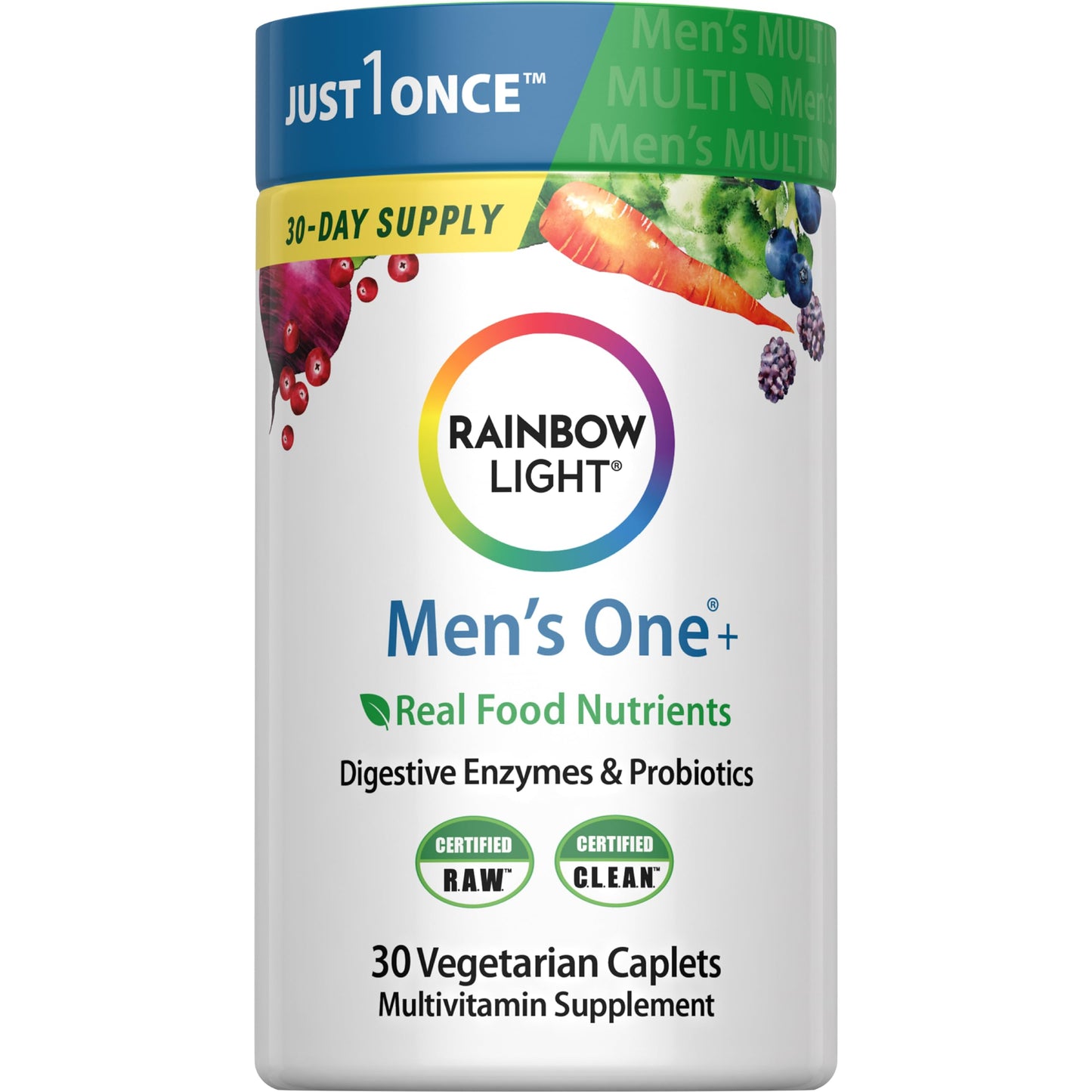 Rainbow Light Mens Multivitamin One+ 30 Tablets