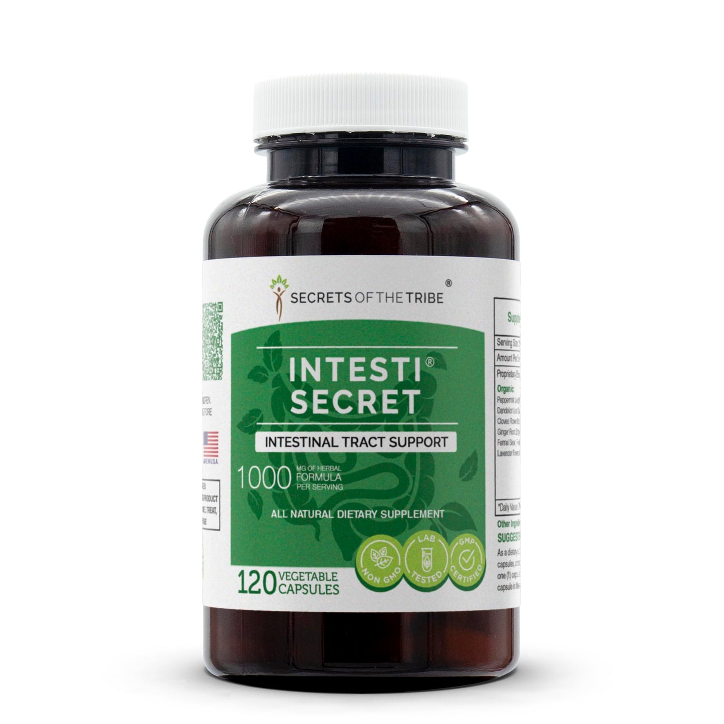Secrets of the Tribe Intesti Secret Capsule, 120 Capsules