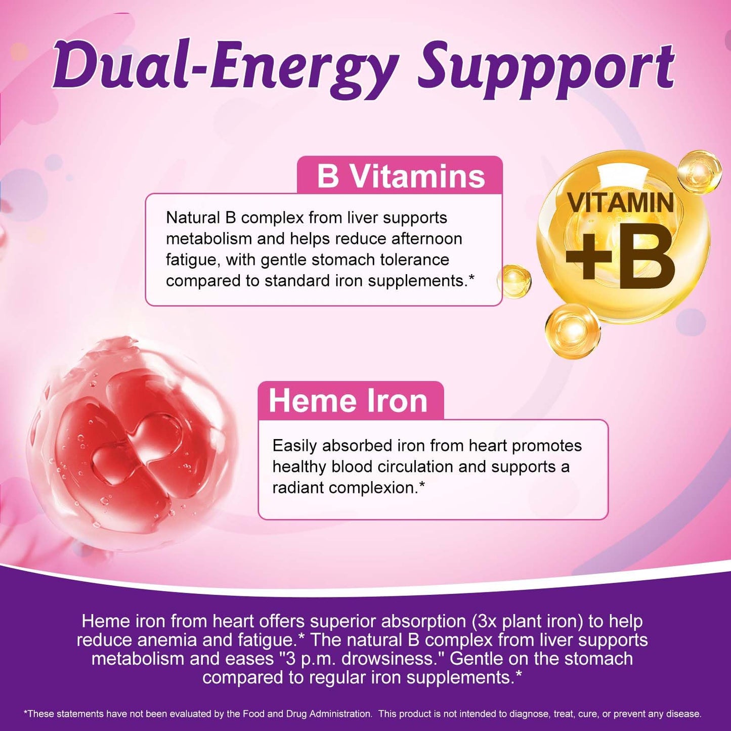 Akareni Beef Organ Supplement for Women Capsules, 60 Count