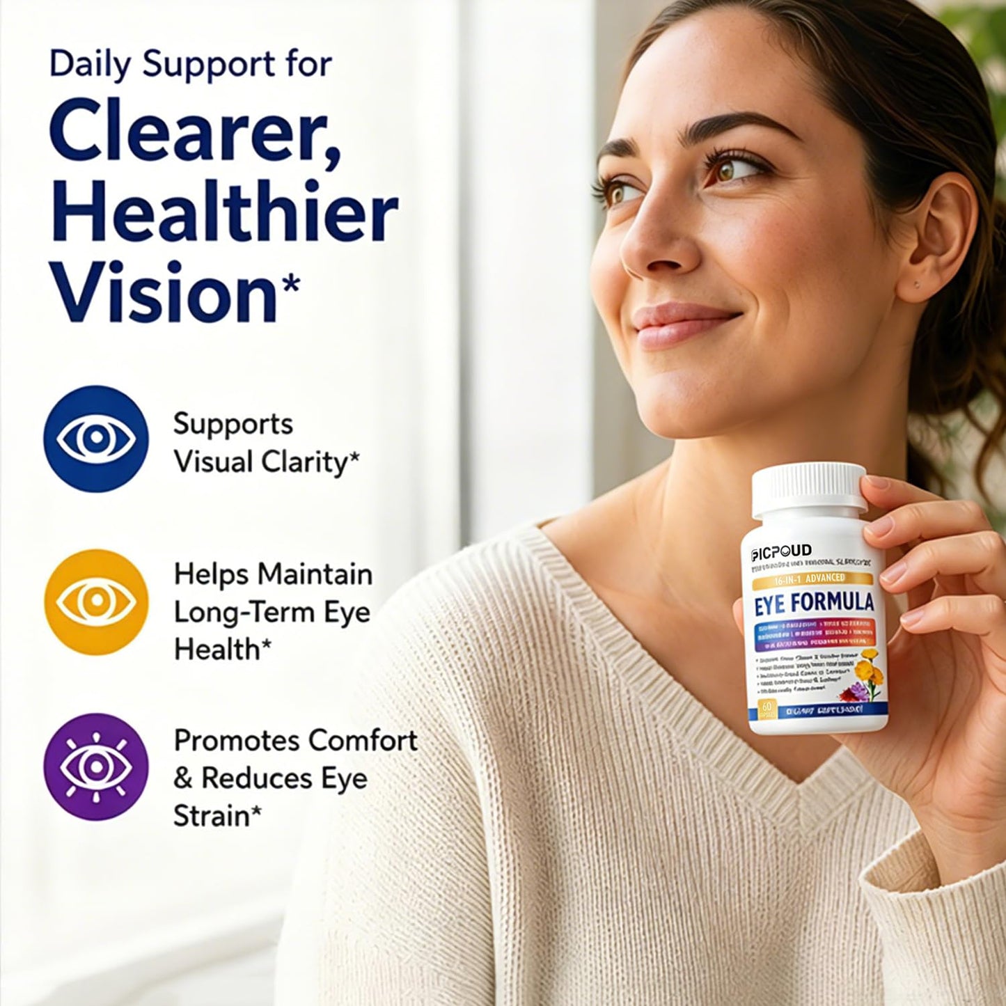 Ficpoud Neurobella Eye Formula, 60 Capsules