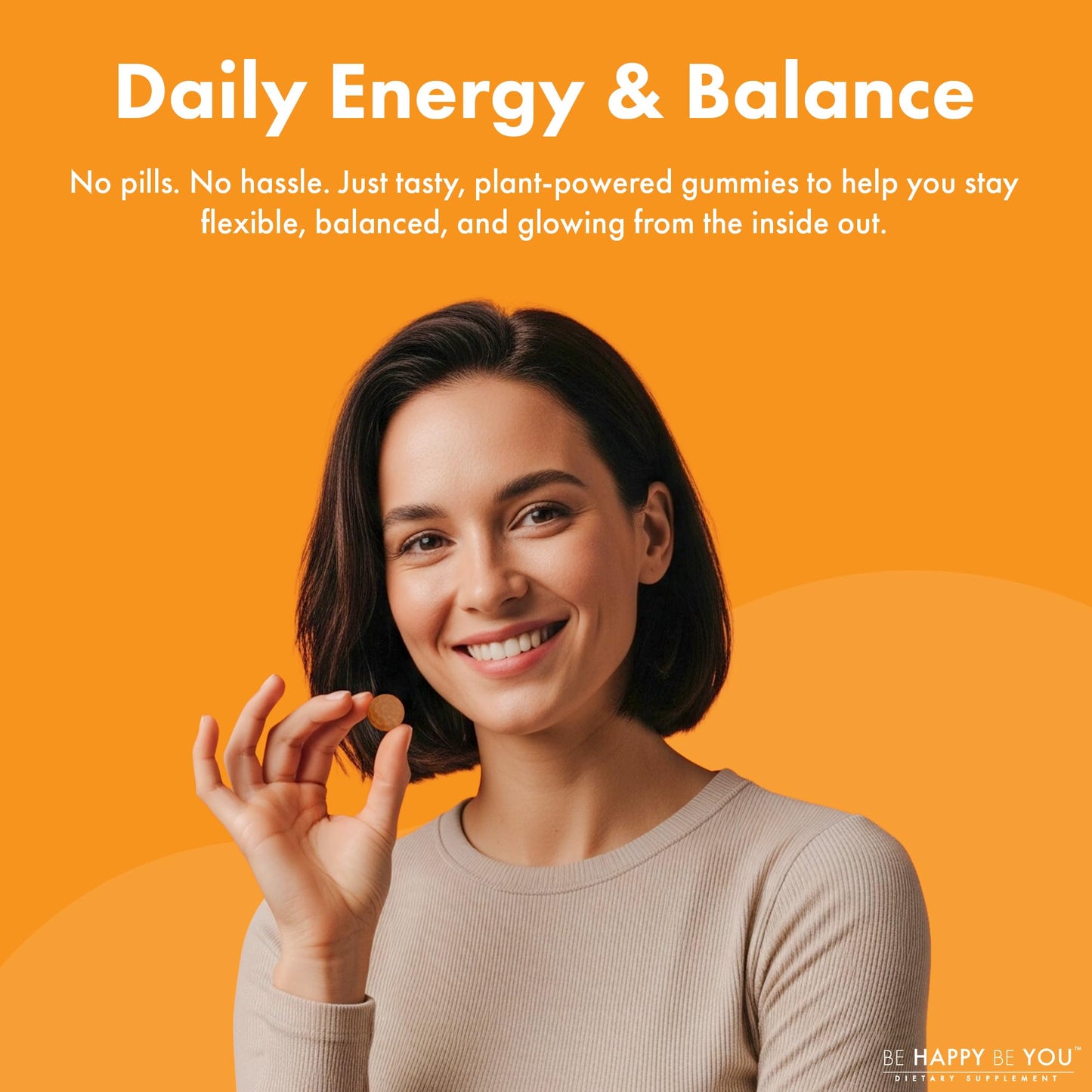 Be Happy Be You Turmeric & Ginger Gummies 90 Count