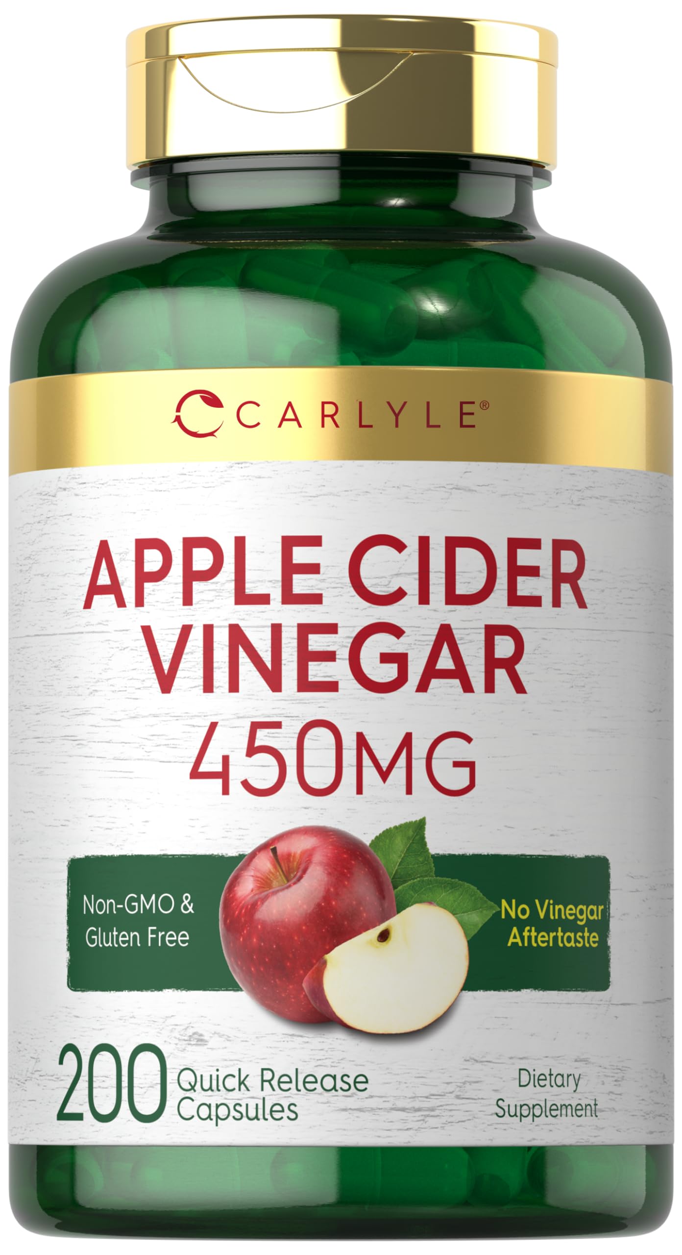 Carlyle Apple Cider Vinegar Capsules 200-count