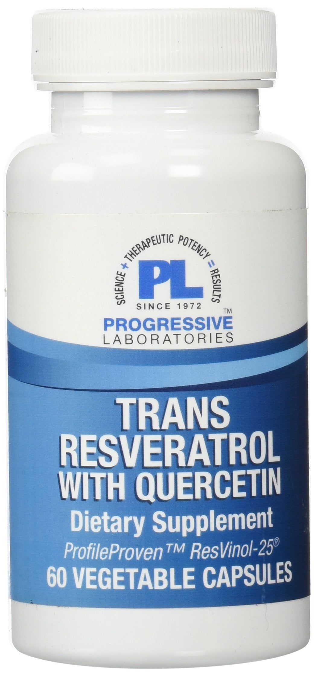 Progressive Laboratories Trans-Resveratrol Capsule, 60 Count