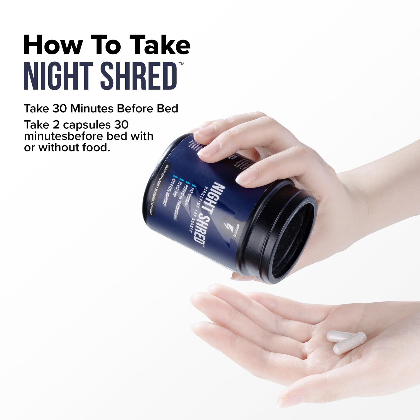 InnoSupps Night Shred Fat Burner Capsule 60 Count
