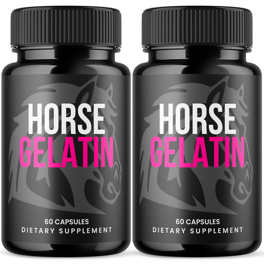 Flex University Horse Gelatin Capsules, 120 Capsules