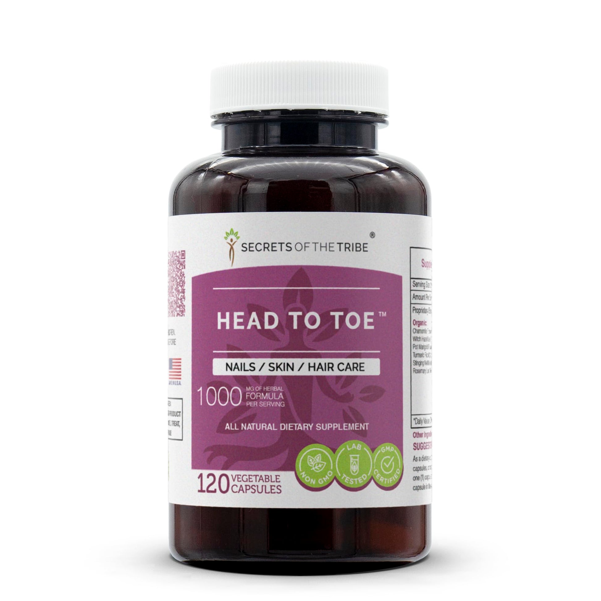 Secrets of the Tribe Head to Toe 120 Capsules