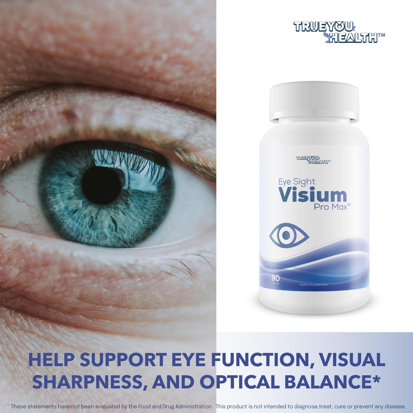 True You Health Eye Sight Visium Pro Max Capsule, 90 Count