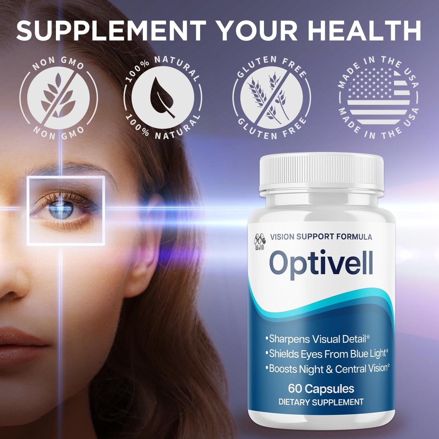MJO Optivell Eye 60 Capsules
