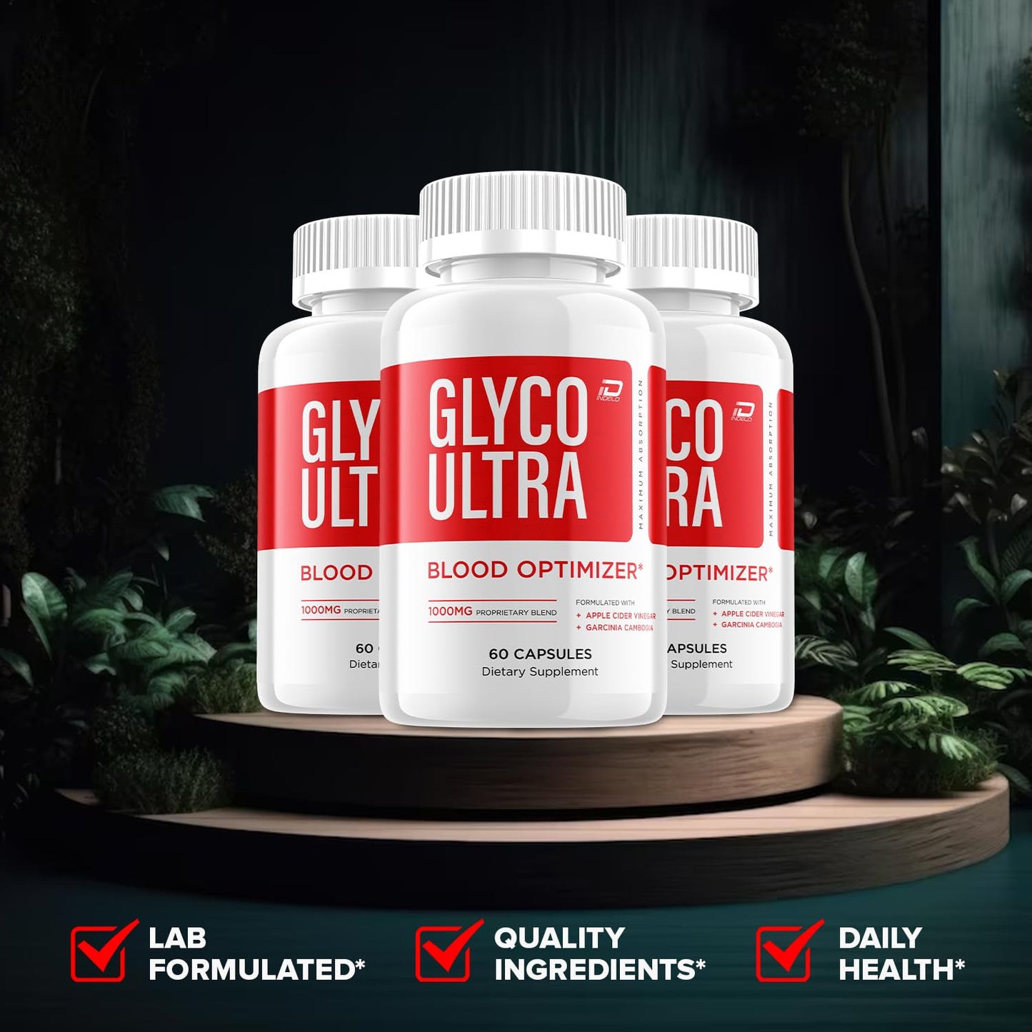 Indelo Glyco Ultra Capsules, 120 Count