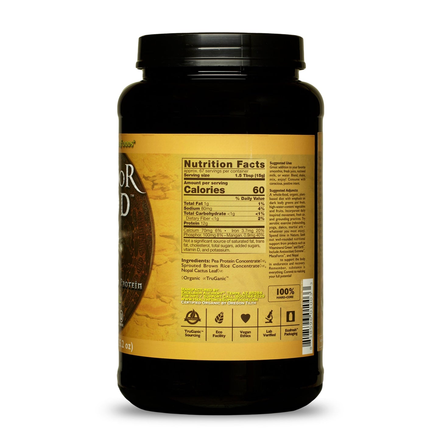 HEALTHFORCE SUPERFOODS Warrior Food Natural Protein Powder Powder 35.2 oz