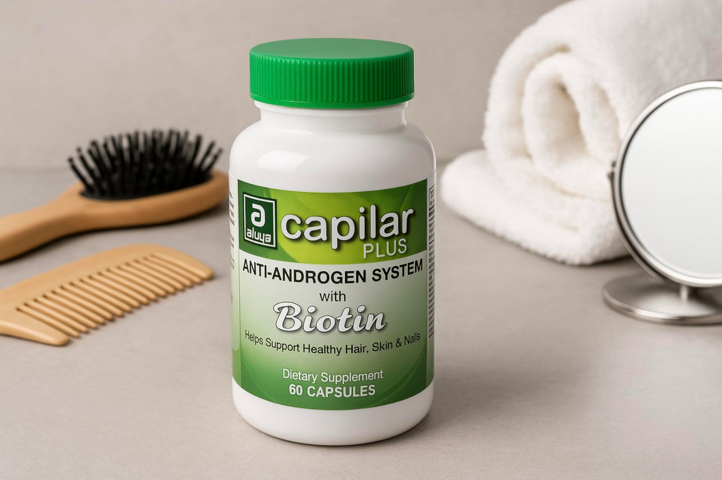 Generic Capilar Plus with Biotin Capsules, 60 Capsules