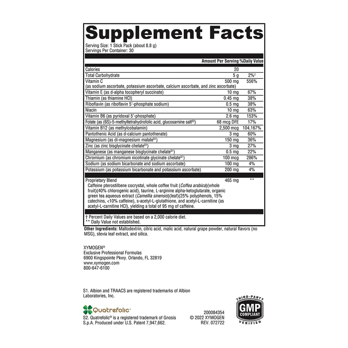 XYMOGEN ATP Ignite Powder 9.3 Ounce