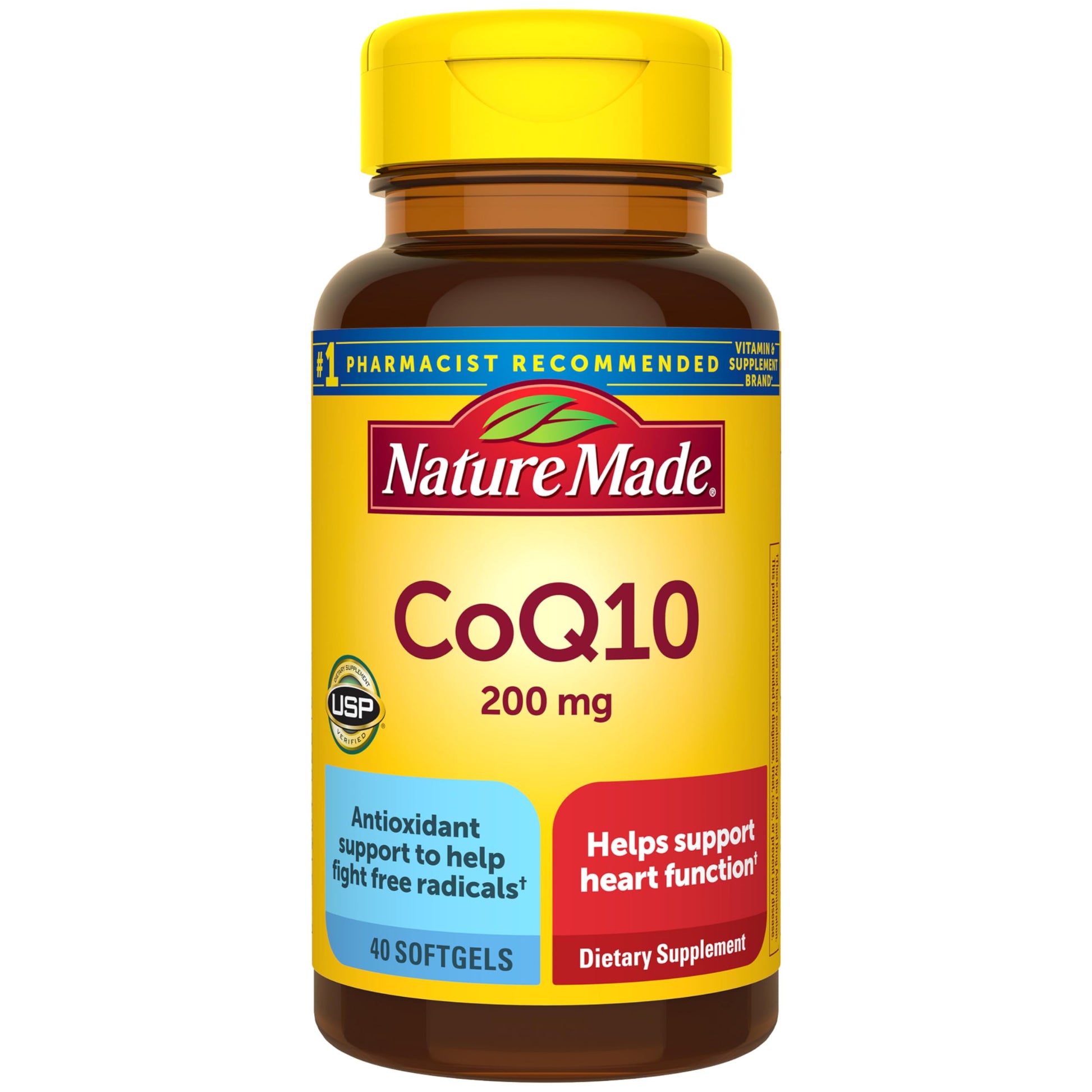 Nature Made CoQ10 200mg Softgels, 40 Softgels