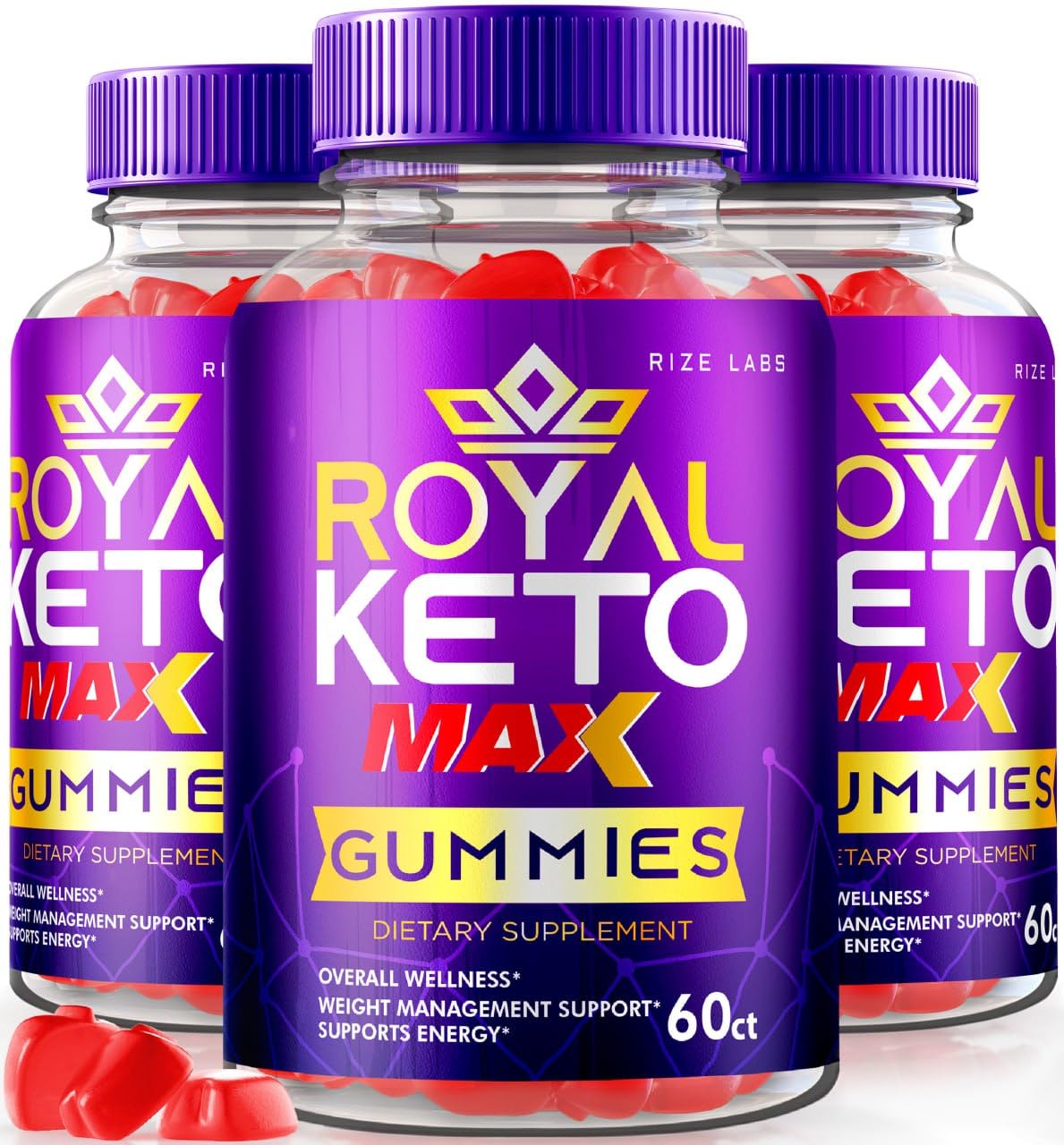 Rize Labs Royal Keto ACV Gummies 180 Gummies