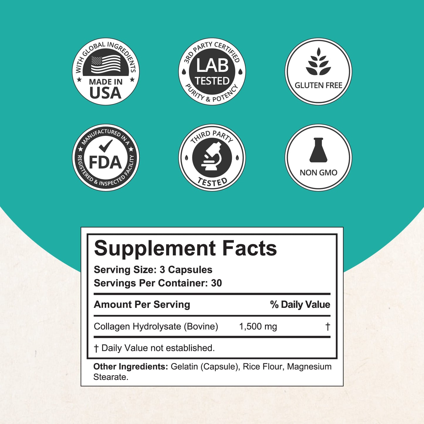 NuBest Collagen Super Collagen Peptides Capsule, 90 Capsules