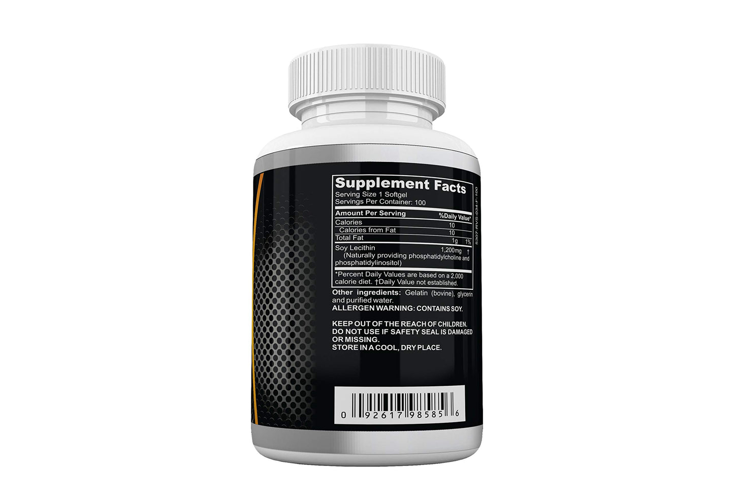 N NEONUTRIX NUTRITION, SCIENCE, RESEARCH Soy Lecithin Capsules 1200mg, 100 Capsules