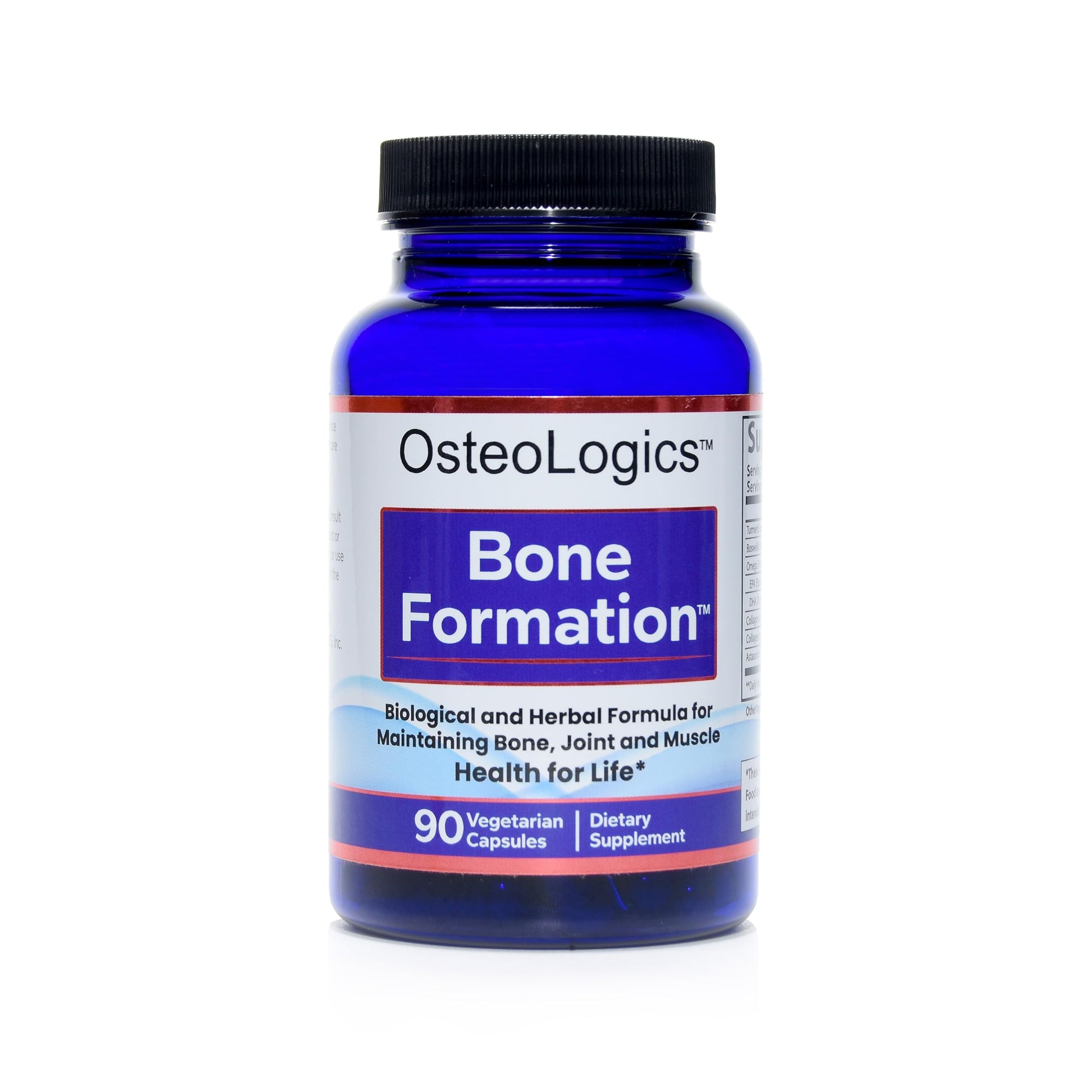 OSTEOLOGICS Collagen Supplements for Bone Formation - Joint Support with Omega 3 Fatty Acids, 90 Capsules