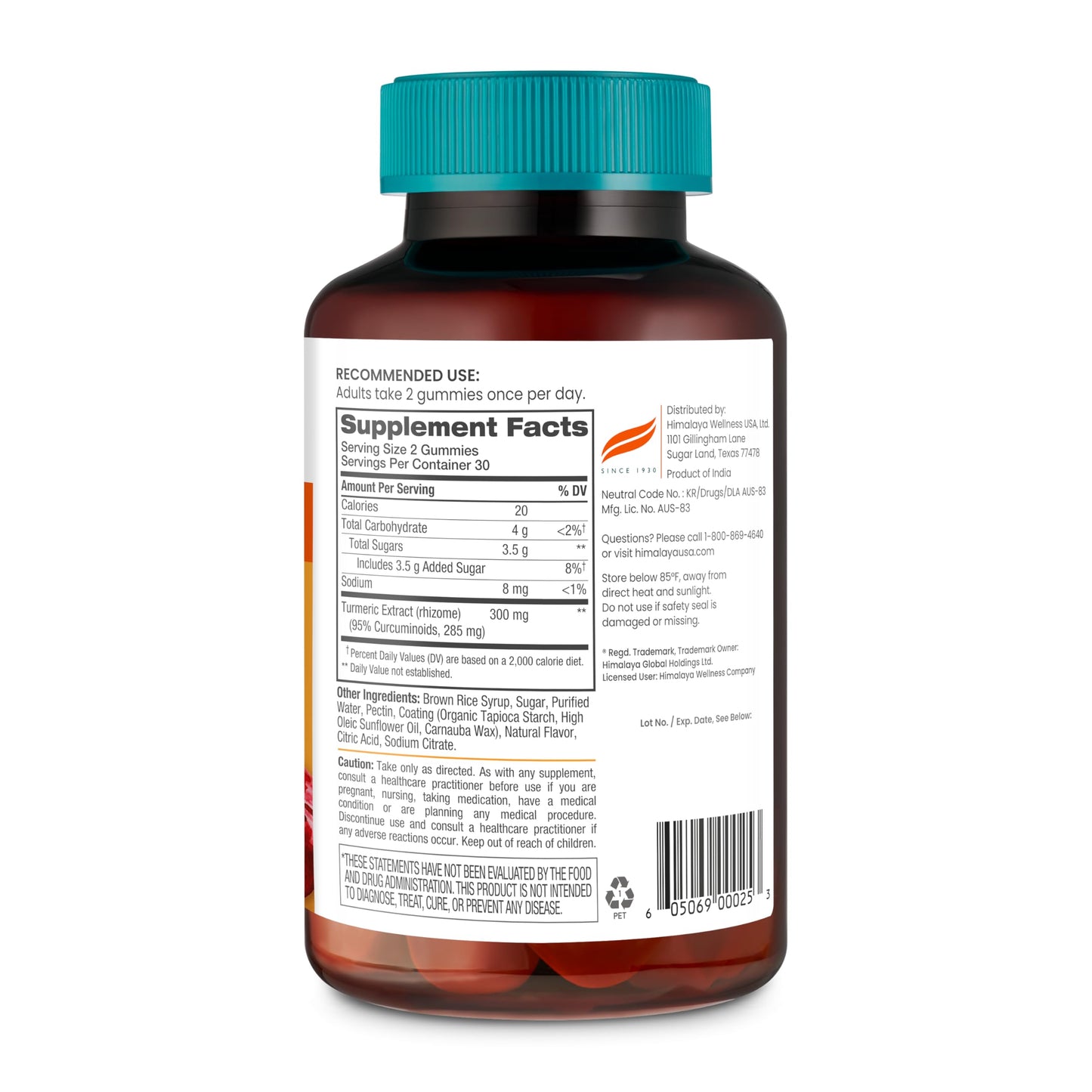 Himalaya Turmeric Gummies, 60 Count