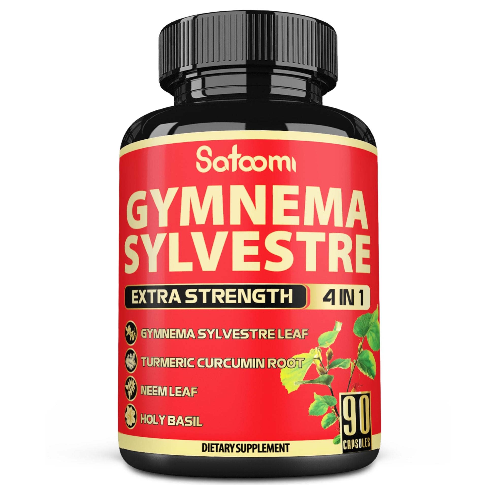 Satoomi Gymnema Sylvestre Capsules Extract, 90 Capsules