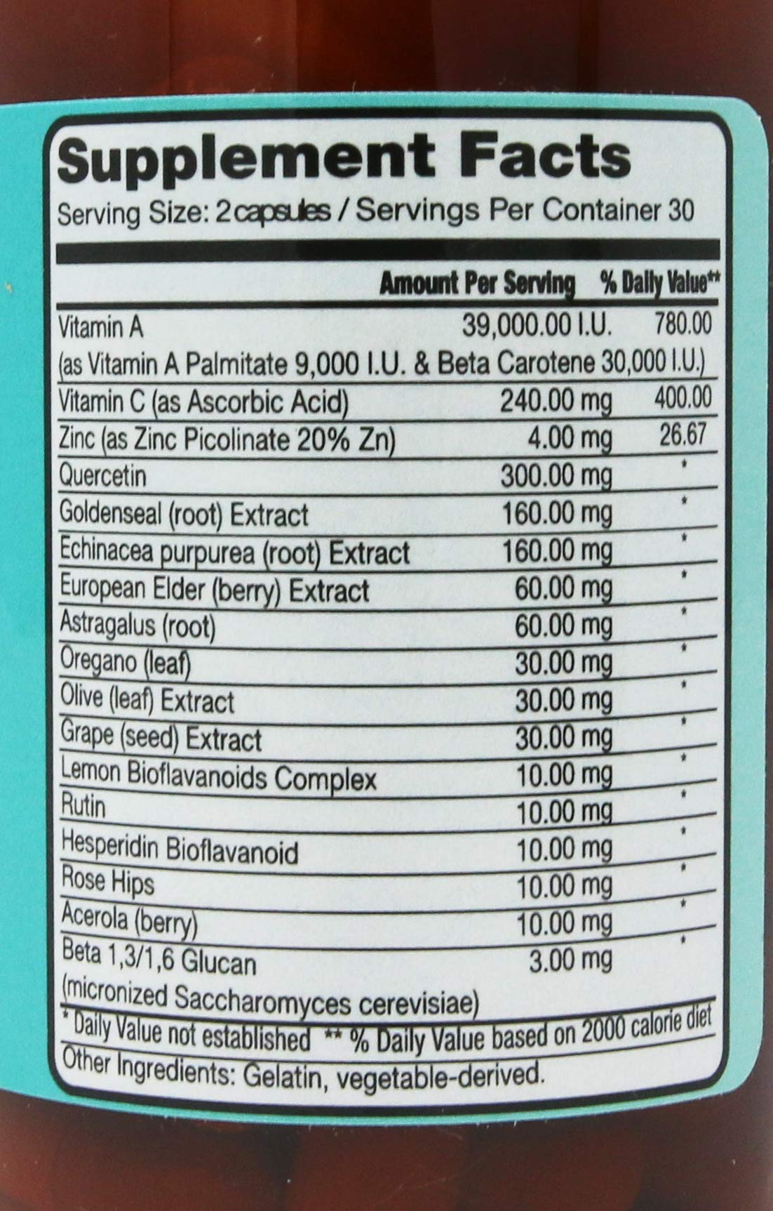 NSC-24 Immunition Beta Glucan Respiratory Formula Capsules, 60 Capsules