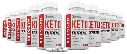 Justified Laboratories Ketosyn Keto ACV Extreme Capsule, 600 Capsules