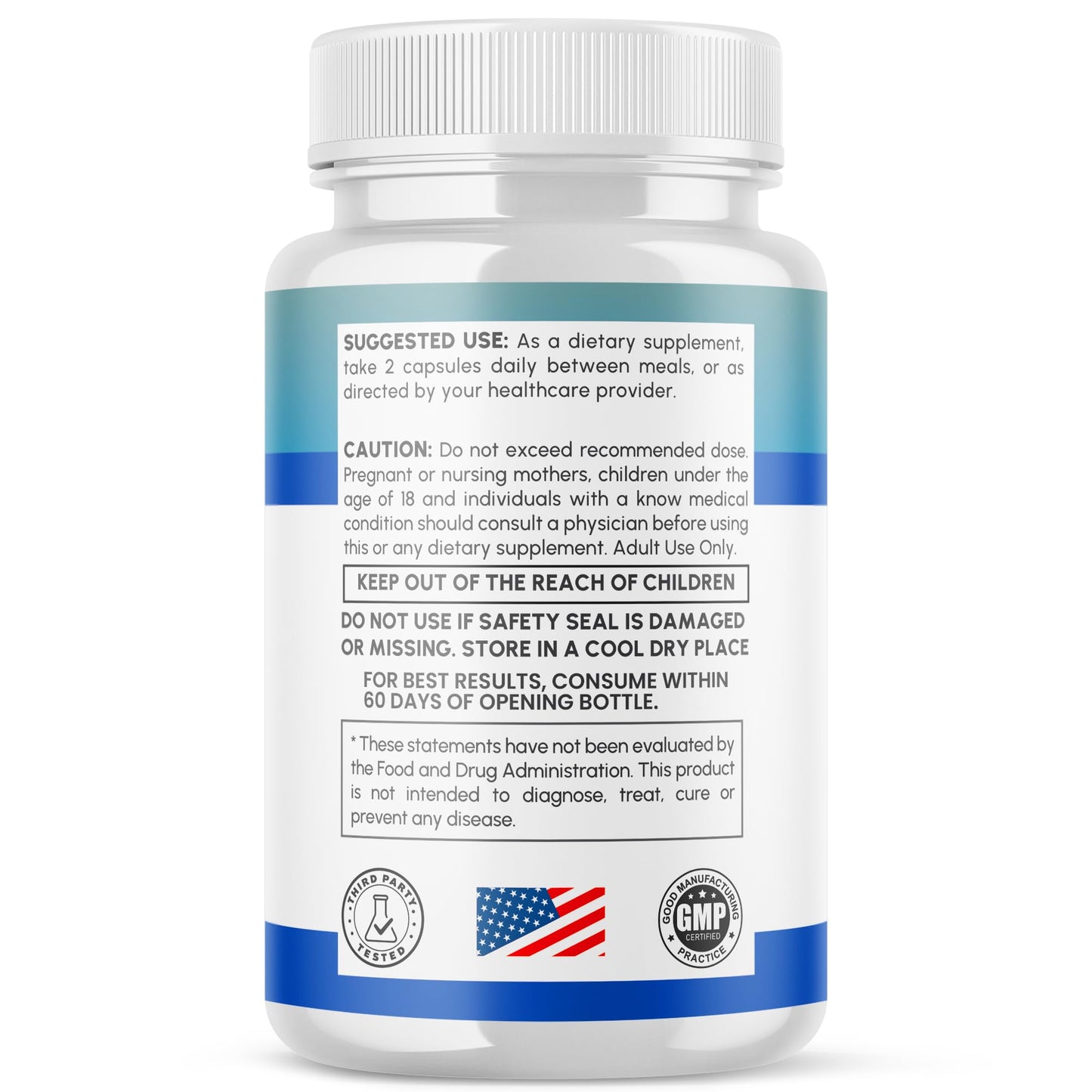 MJO GlucoSteady Capsules, 120 Count