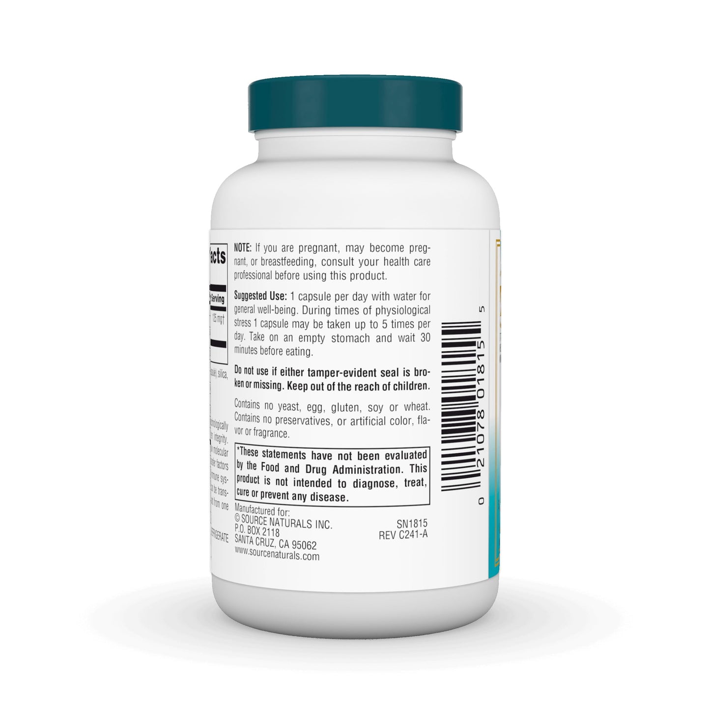 Source Naturals Wellness Transfer Factor 125mg 30 Capsules