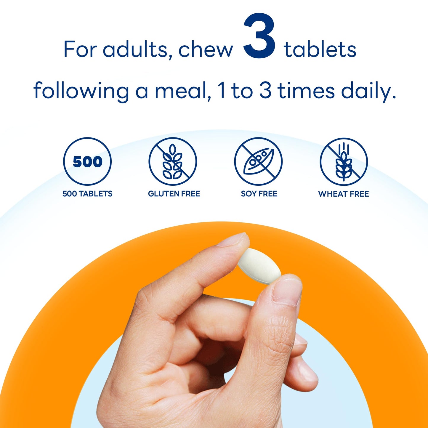 Vitamin World Papaya Enzymes Chewable 500 Count