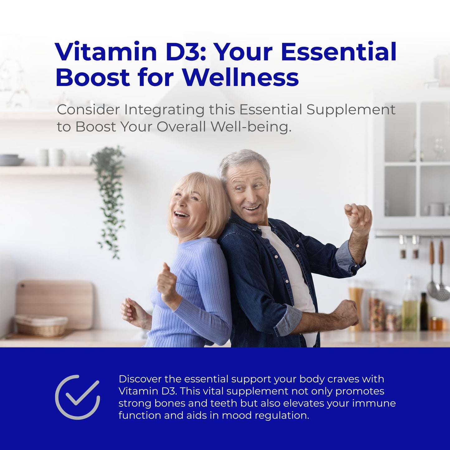 RAPHA HEALTH Vitamin D3 High Potency 5000 IU 120 Softgels